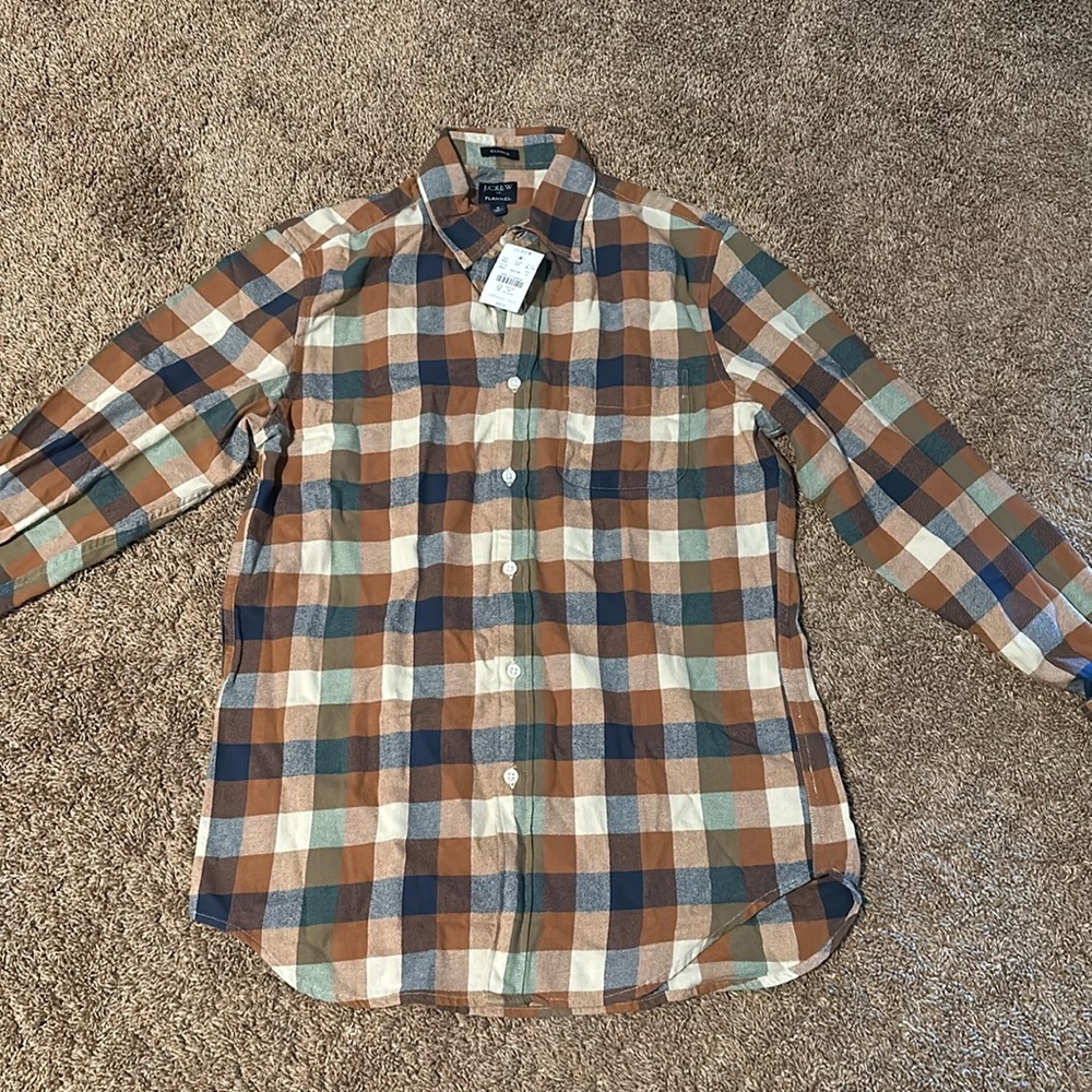 J.Crew men’s classic flannel shirt